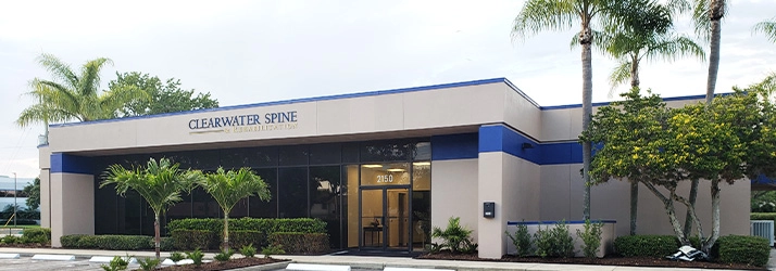 Chiropractor Clearwater FL Office Building Exterior Shot